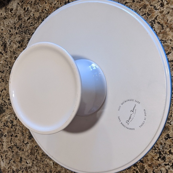 2018 Draper James Reese Witherspoon Brunch Lil Slice Of Heaven Cake Plate Stand - Picture 4 of 5